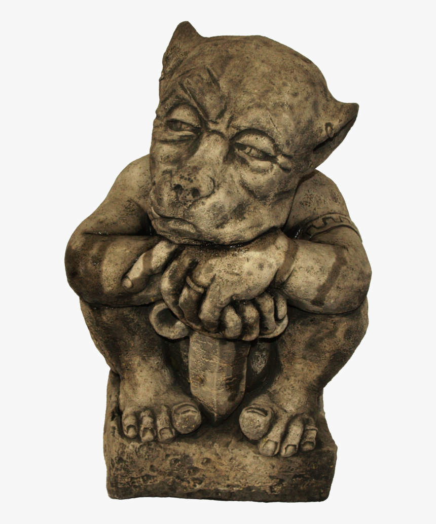 Large Gargoyle , Png Download - Statue, Transparent Png