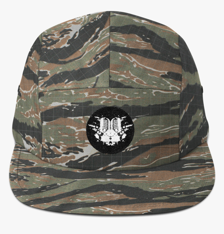 Image Of Rmg Camo 5panel Hat - 5 Panel Hat Palm Tree Logo, HD Png Download