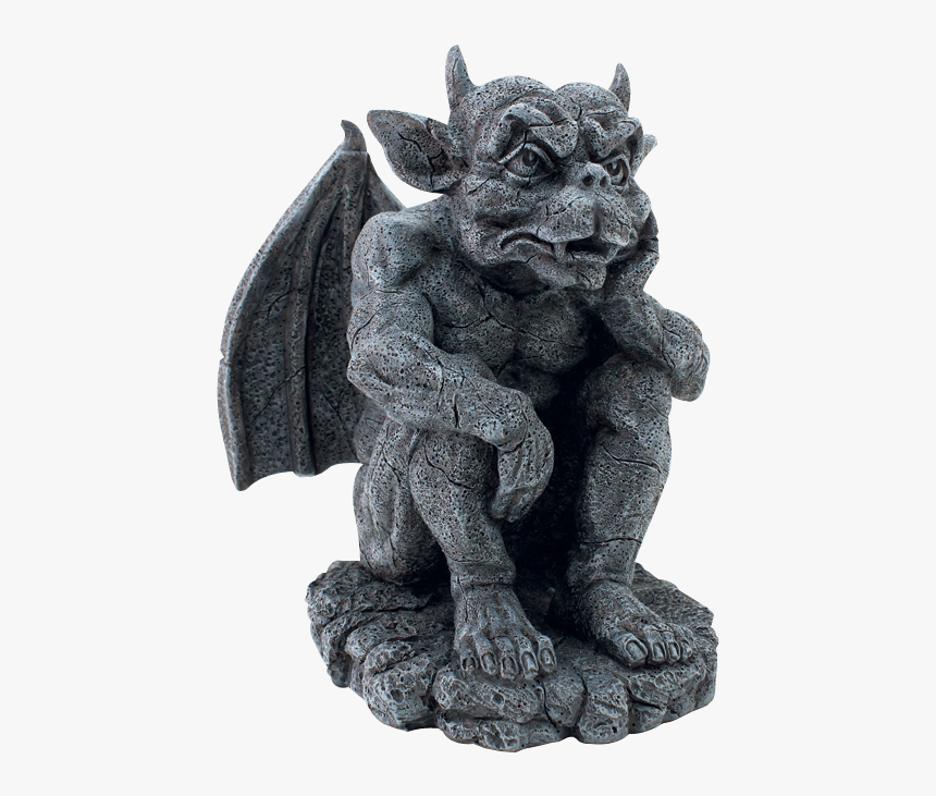 Musing Gargoyle Statue - Gargoyle, HD Png Download