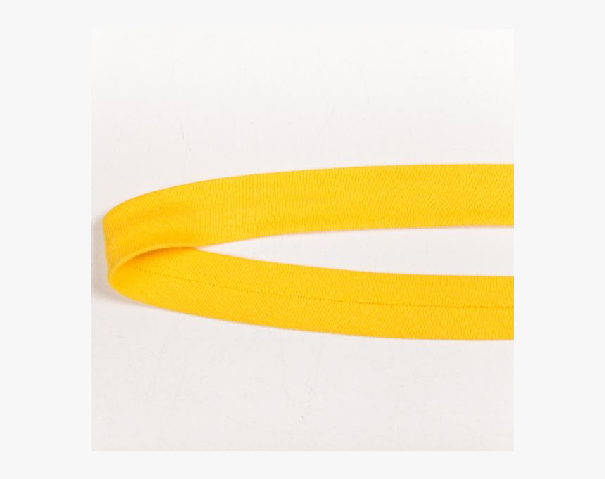Folded Cotton Jersey Biasband Yellow - Illustration, HD Png Download