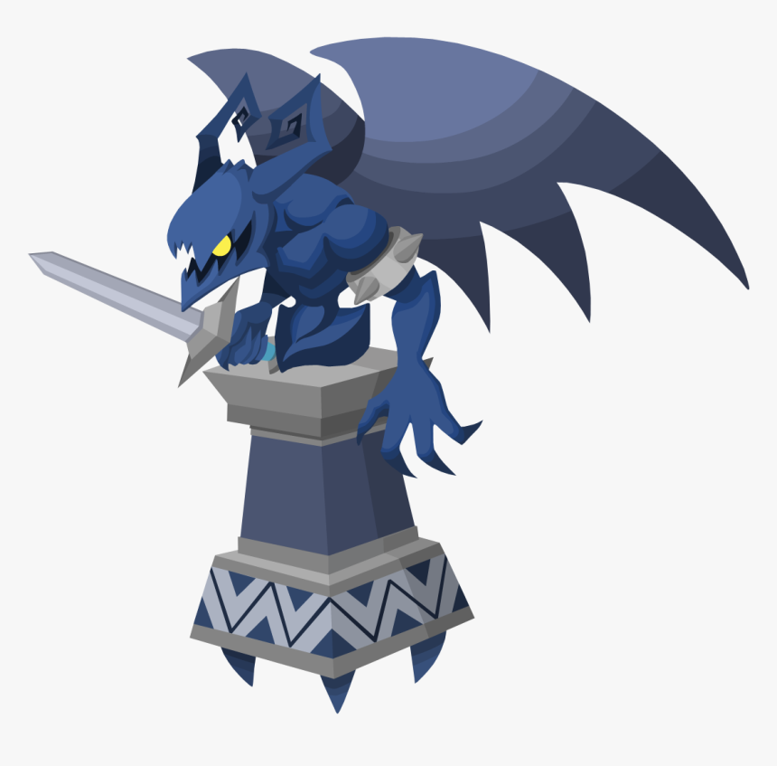 Kingdom Hearts Gargoyle Knight , Png Download - Kingdom Hearts Gargoyles, Transparent Png