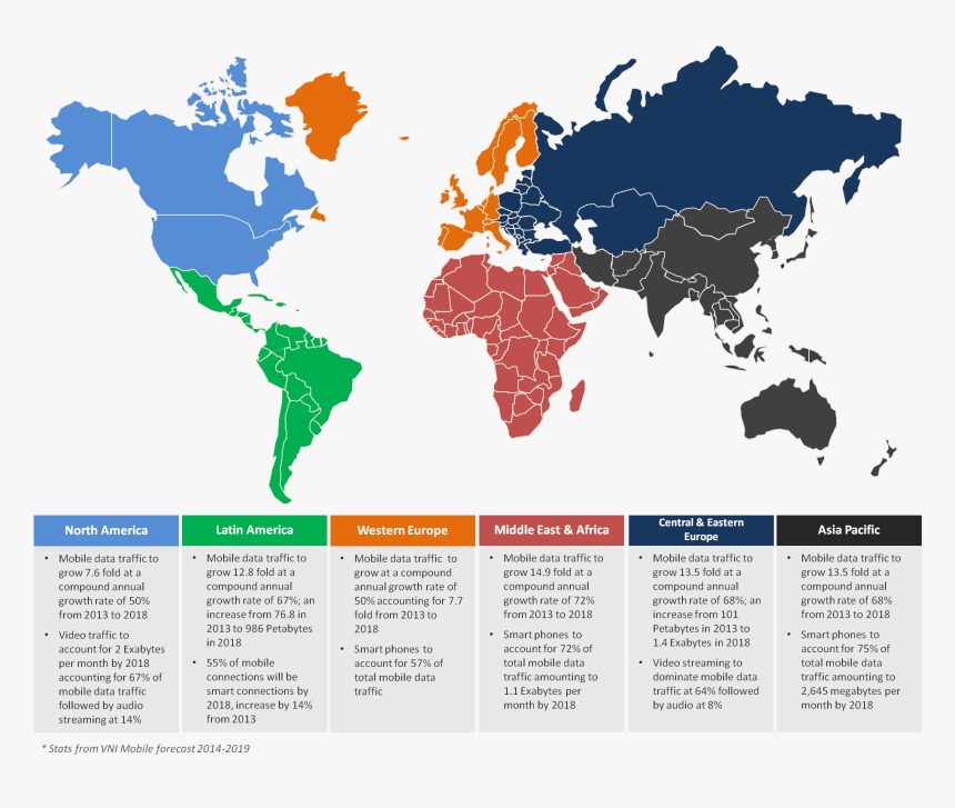 Globe Map Black White, HD Png Download