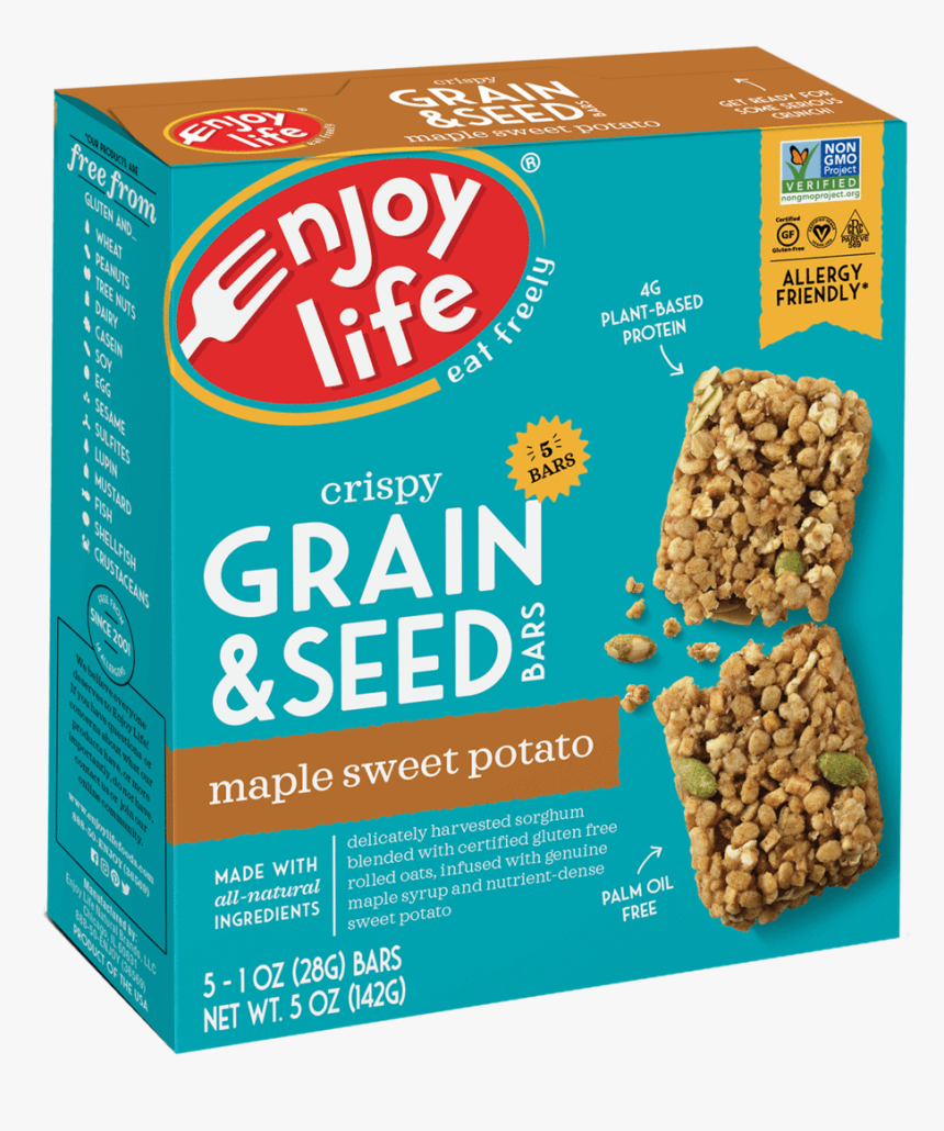 Grain & Seed Bars - Enjoy Life Foods, HD Png Download