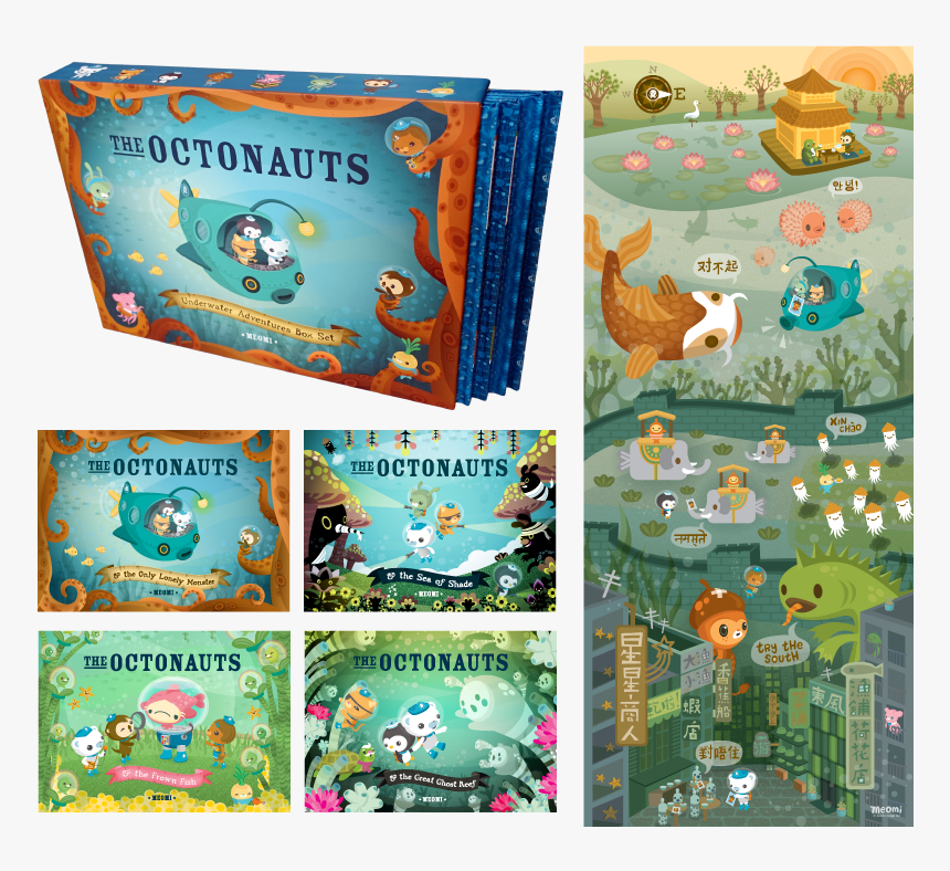 The Octonauts Underwater Adventures Box Set - Octonauts Underwater Adventures Box Set, HD Png Download
