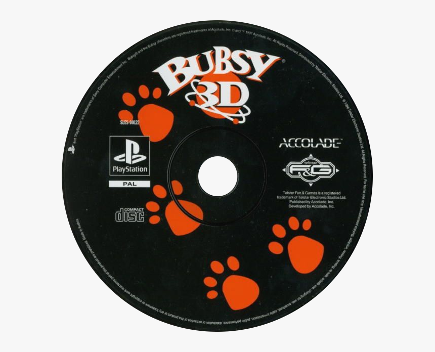 Bubsy 3d Disc, HD Png Download