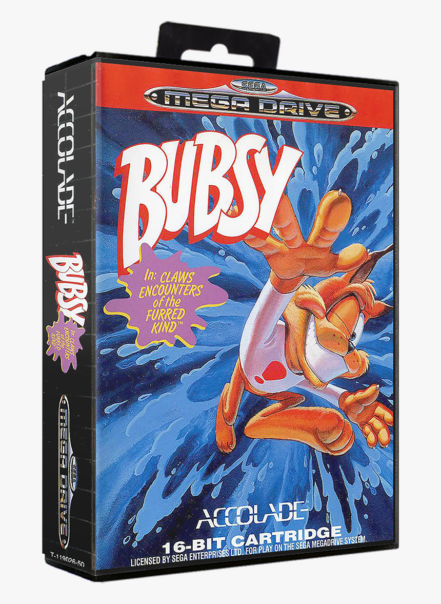 Bubsy Sega Mega Drive, HD Png Download
