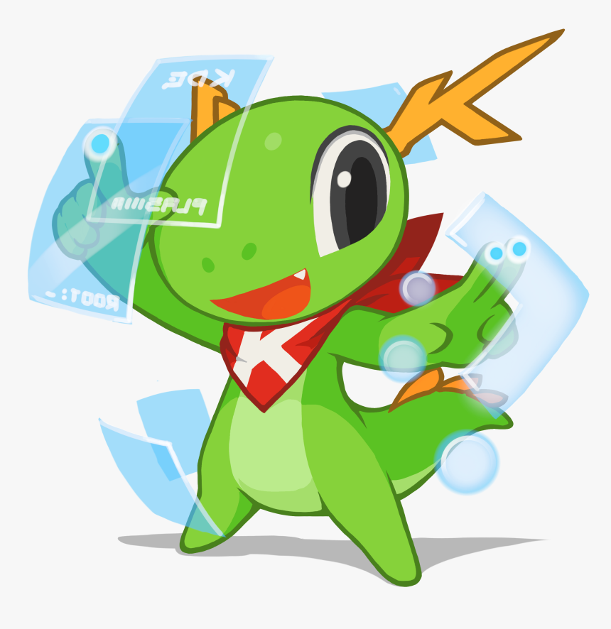 Kde Mascot Konqi For Plasma Desktop - Kde Plasma Mascot, HD Png Download
