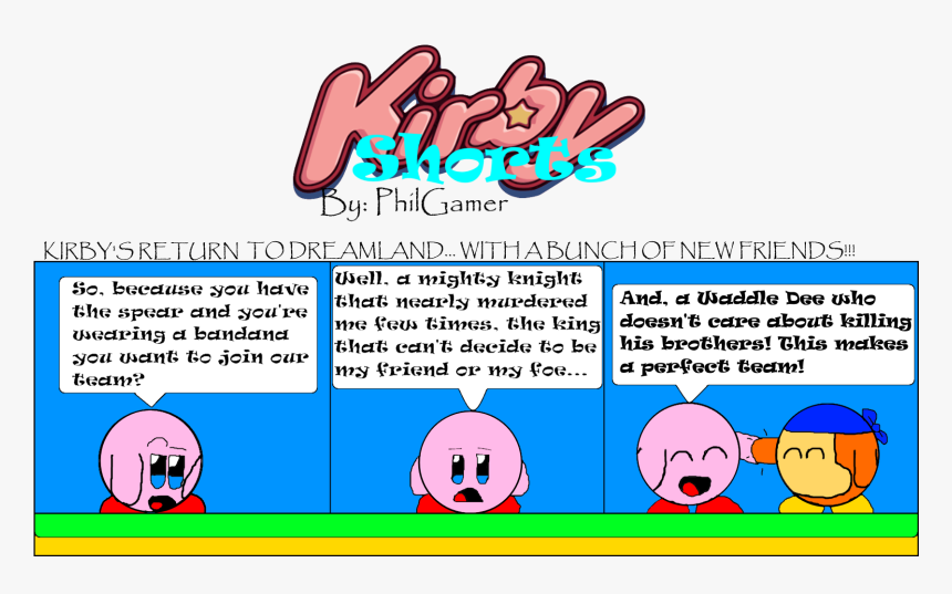 Http - //www - Smackjeeves - Com/comicprofile - Phpid - Kirby's Return To Dreamland Comic, HD Png Download