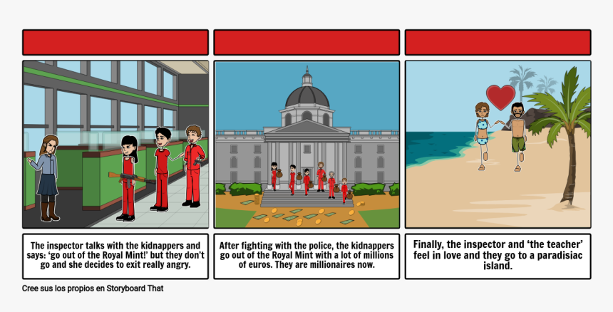 Storyboard Casa De Papel, HD Png Download
