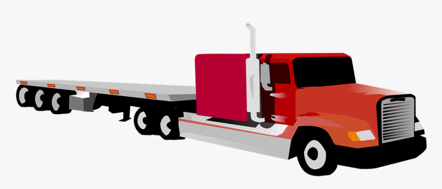 Truck-43056 960 - Flatbed Truck Clip Art, HD Png Download