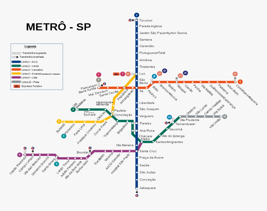 Metro Do Sao Paulo, HD Png Download