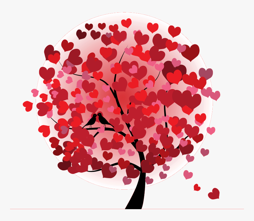 Arvore Cora Ao Png - Love Tree, Transparent Png