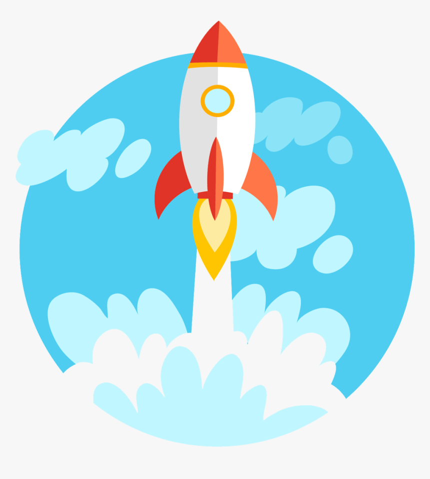 Hassel Free Mutualfund Investment - Rocket Launch Cartoon Free, HD Png Download