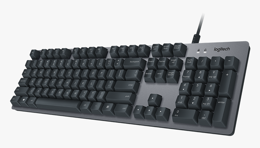 K840 Mechanical - Logitech K840 Mechanical Corded Keyboard, HD Png Download