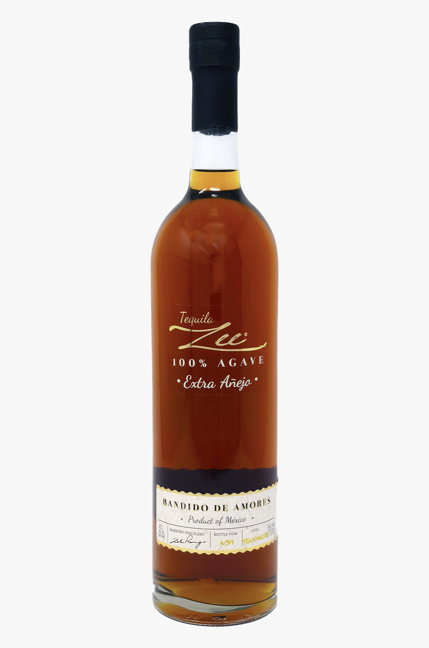 Tequila Zee Bandido De Amores White Label Extra Anejo - Zee Tequila, HD Png Download