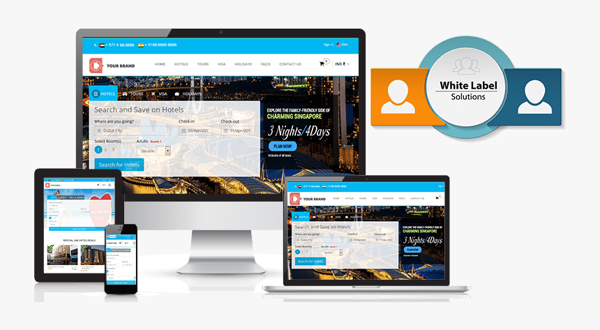 White Label Travel Portal - White Label Solution, HD Png Download