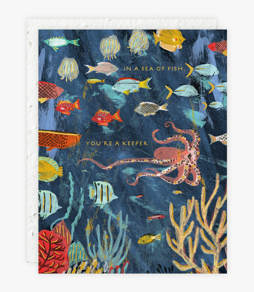 Under The Sea Seedlings Card - Art, HD Png Download