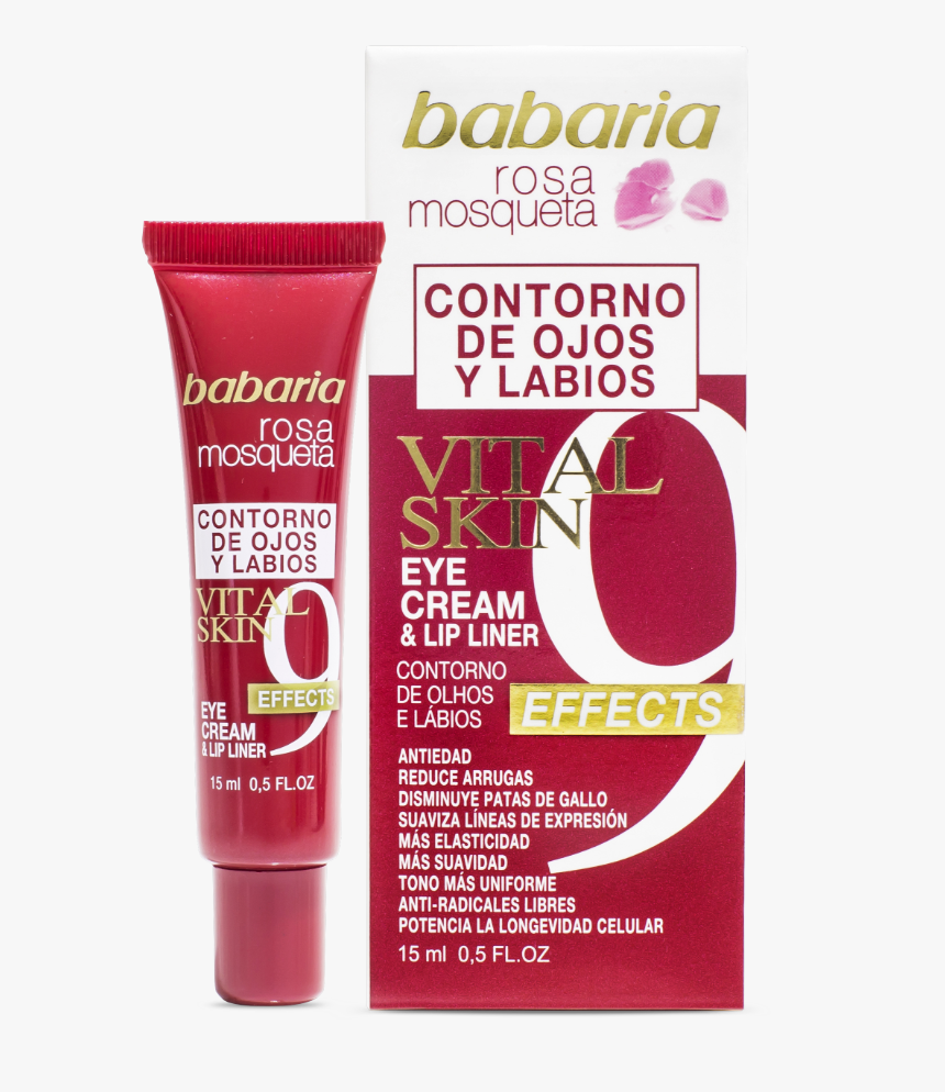 Contorno De Ojos Y Labios 9 Efectos De Babaria - Cosmetics, HD Png Download
