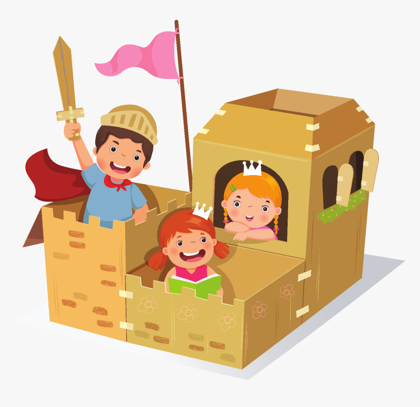 Cookout Clipart End - Cardboard Box Play Clipart, HD Png Download