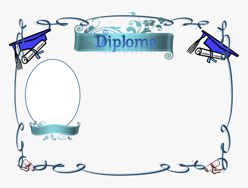Transparent Diploma Clipart - Moldura Diploma Png, Png Download