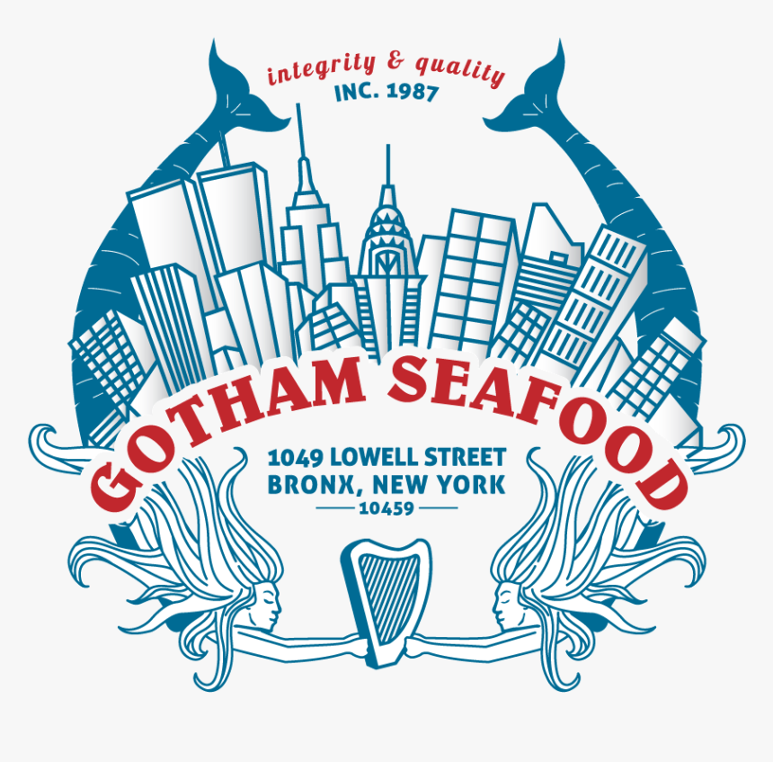 1049 Lowell Logo Color - Gotham Seafood Logo, HD Png Download