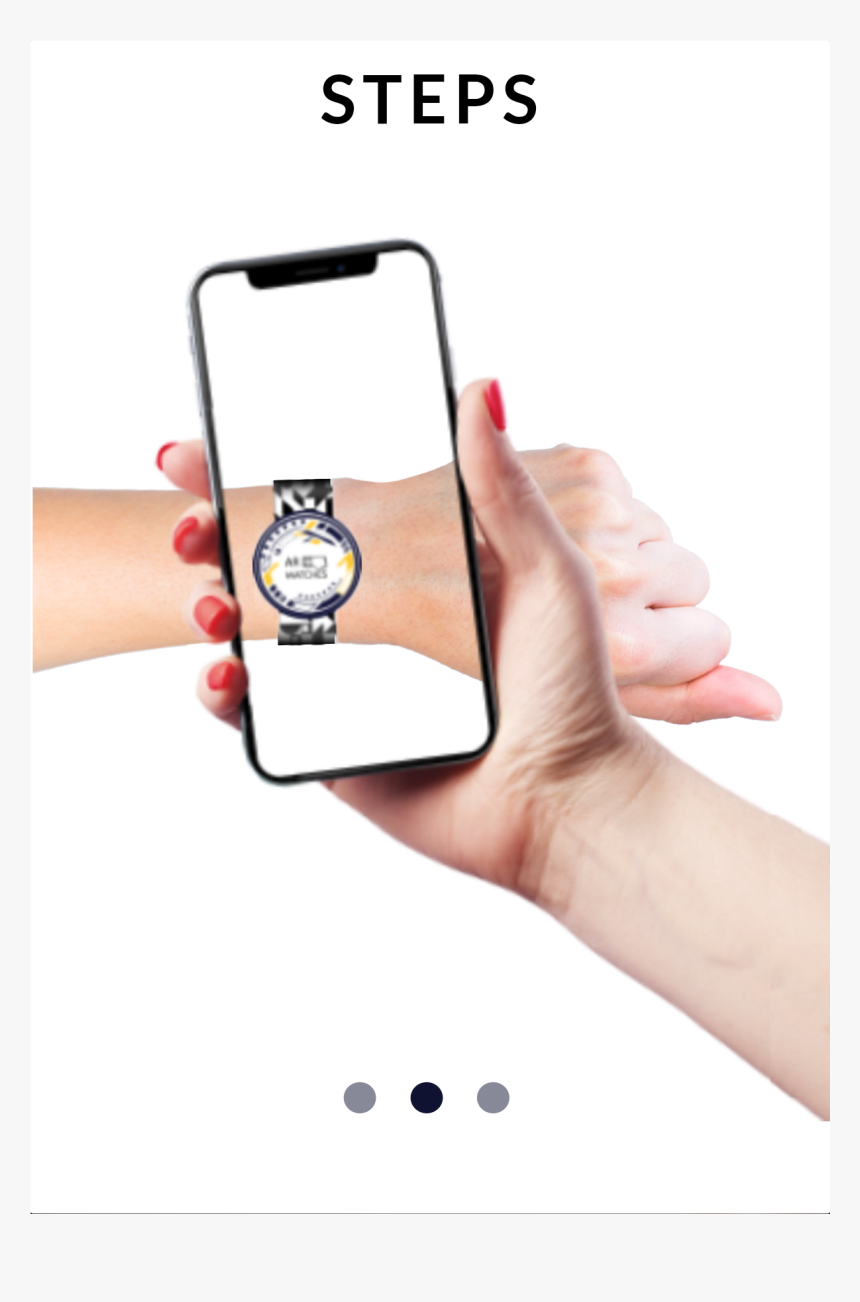 Second Slide - Augmented Reality Trying On Watch, HD Png Download