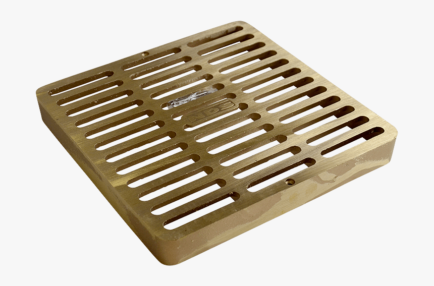 4in Square Brass Drain Cover, HD Png Download