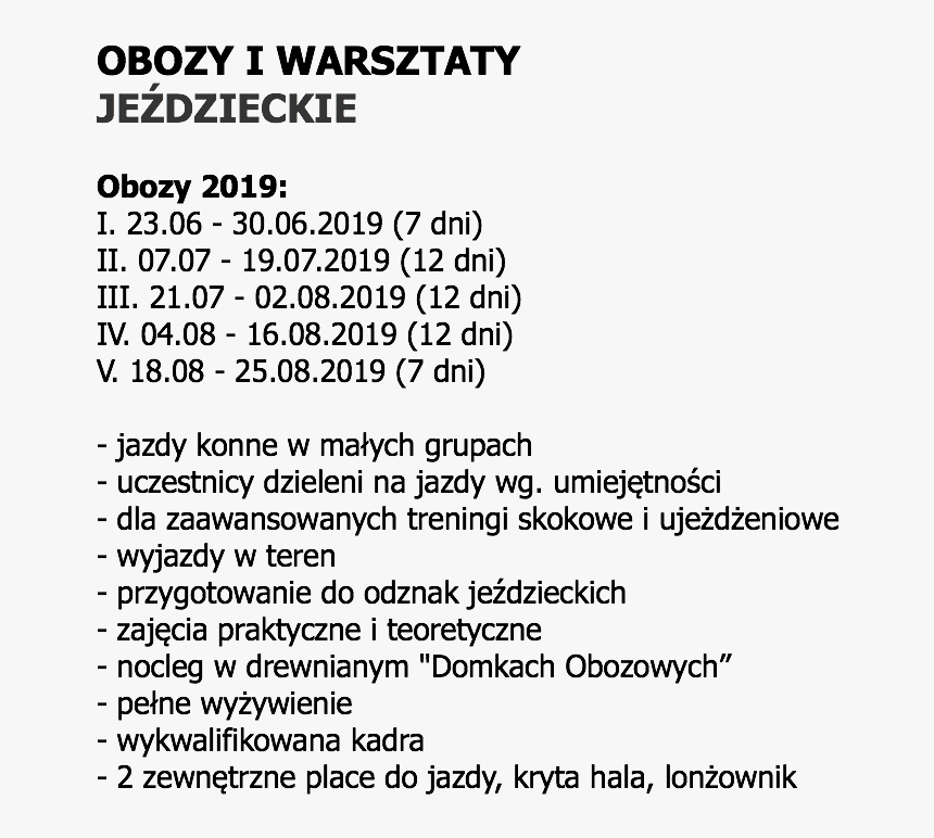 Obozy I Warsztaty jeździeckie  obozy - Hand Print Clip Art, HD Png Download