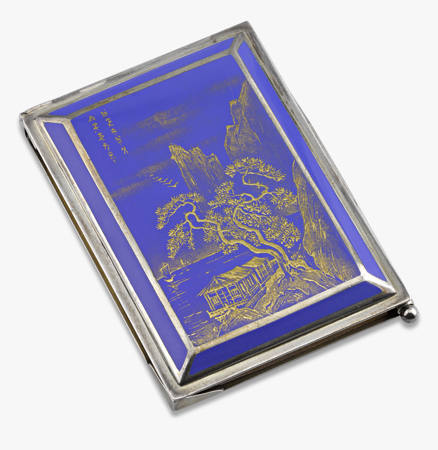 Silver And Enamel Note Pad And Pencil - Visual Arts, HD Png Download