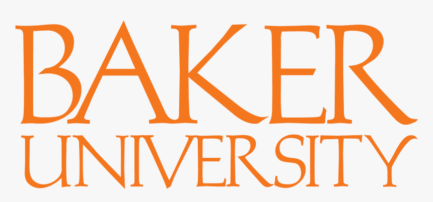 Baker University Wordmark - Baker University Kansas Logo, HD Png Download
