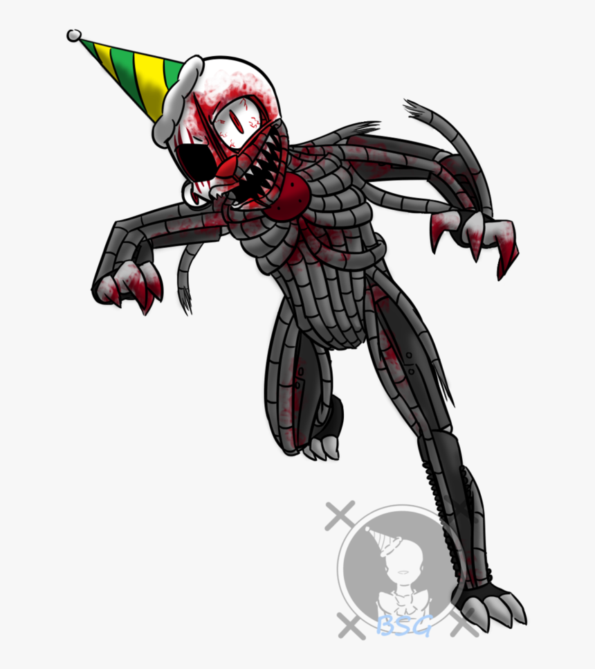 Blustreakgirl Ennard Broken , Png Download - Cartoon, Transparent Png