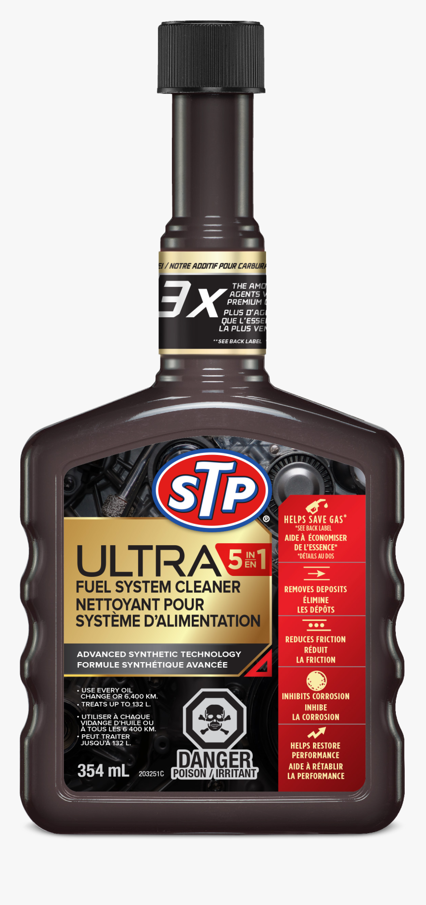 Stp Ultra 5 In 1 Fuel System Cleaner And Fuel Stabilizer, HD Png Download