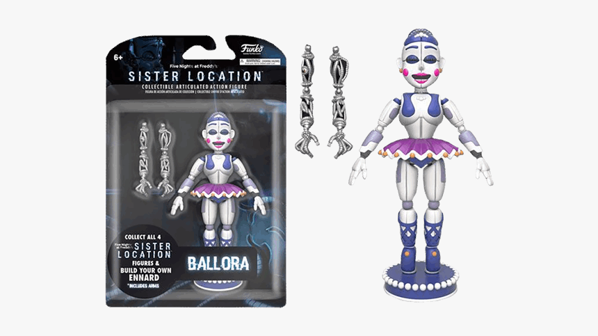 Fnaf Action Figures Ballora, HD Png Download