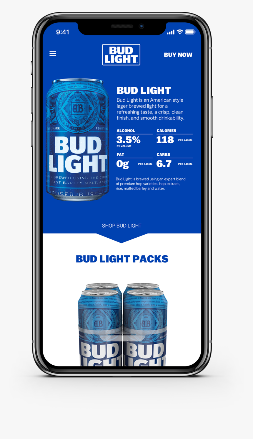 Bud Light Uk - Mobile Phone, HD Png Download