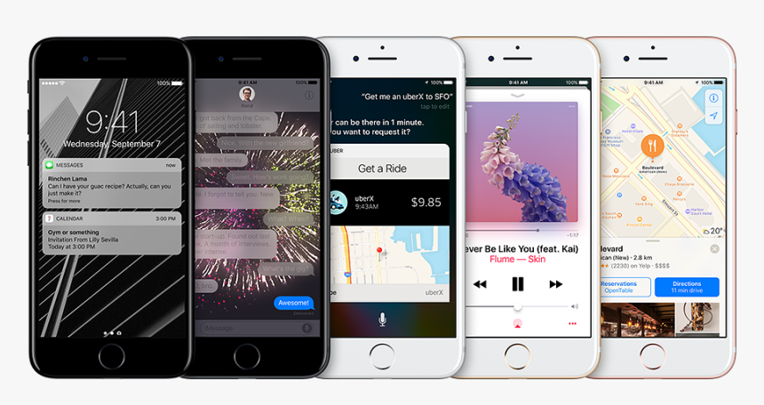 Software Visuals On Multiple Iphones - Iphone 7, HD Png Download