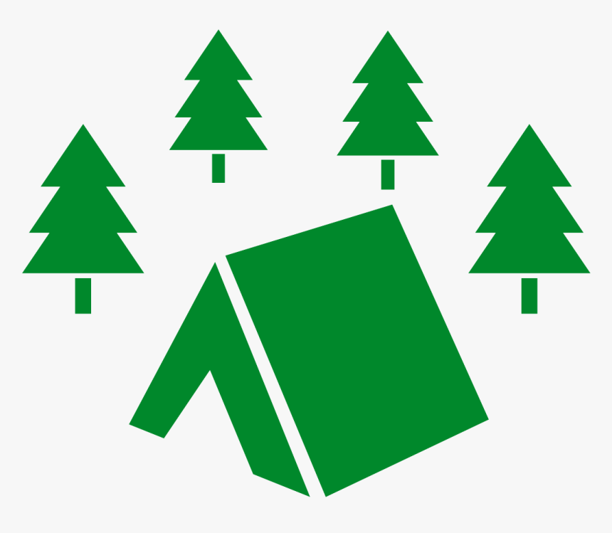 Christmas Tree Christmas Day Illustration Campsite - Campsite Jack O Lantern, HD Png Download