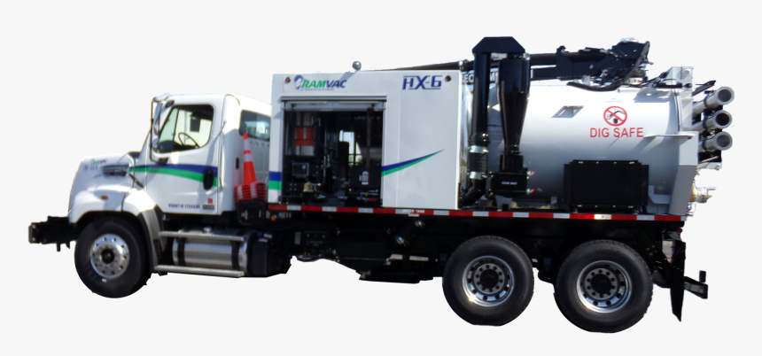 M#sized Hydro Excavation Truck Hx-6 - Trailer Truck, HD Png Download