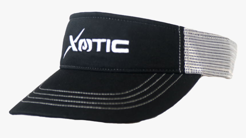 Xotic Visor Black/white White Logo - Baseball Cap, HD Png Download