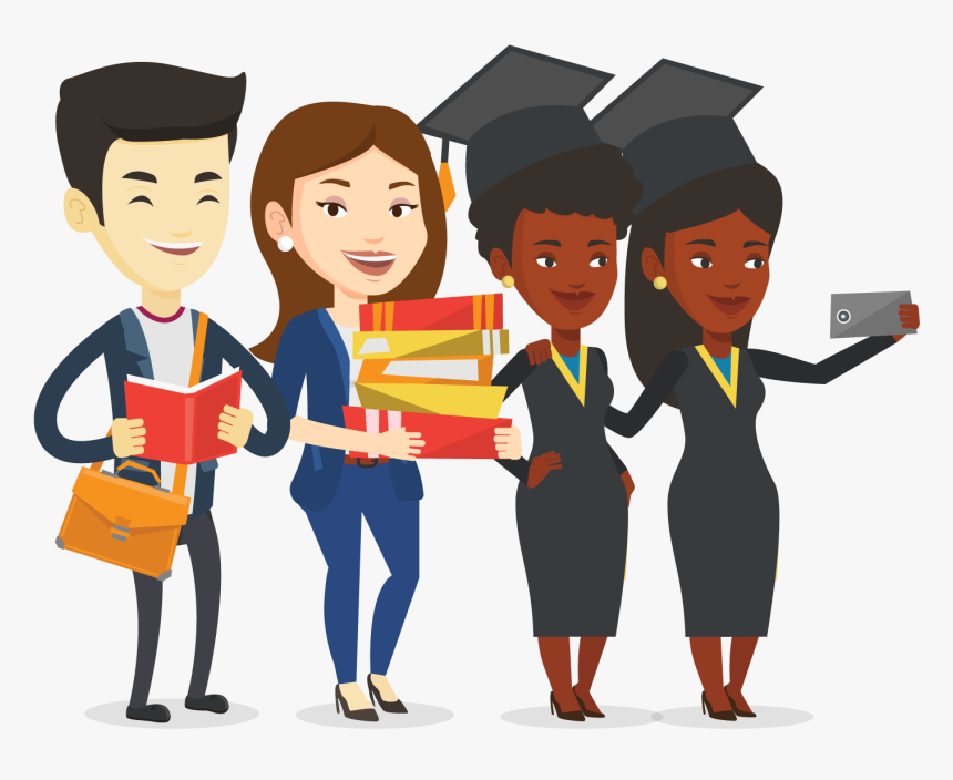 College Students Png, Transparent Png