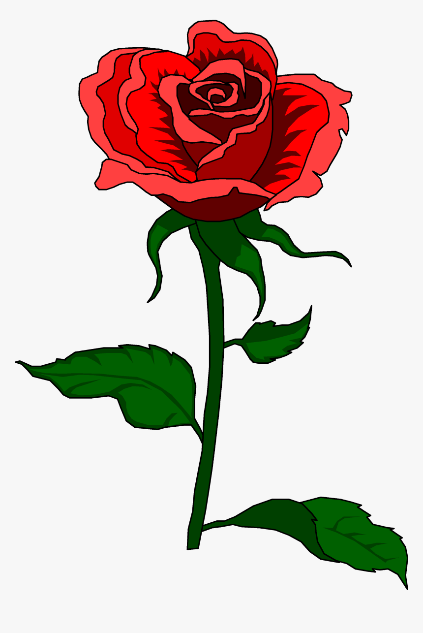 Rose, Vintage, Clip Art, Red, Design, Flower, Retro - Mothers Day Rose, HD Png Download
