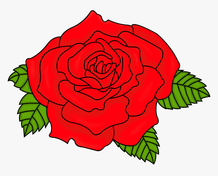 Art,garden Roses,petal - Red Rose Icon Png, Transparent Png