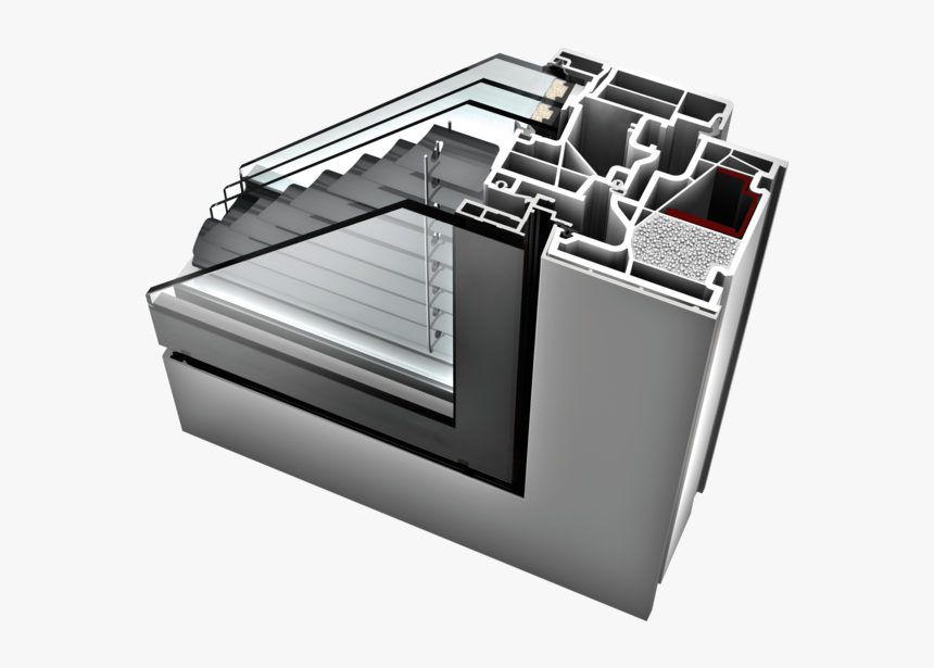 Opaque Aluminium Upvc Windows, HD Png Download