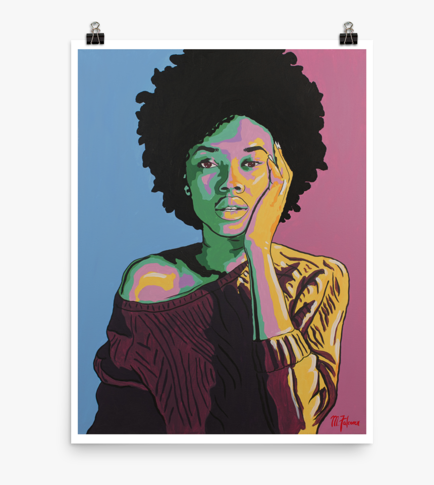 Pop Art Illustration Black Women - Illustration, HD Png Download