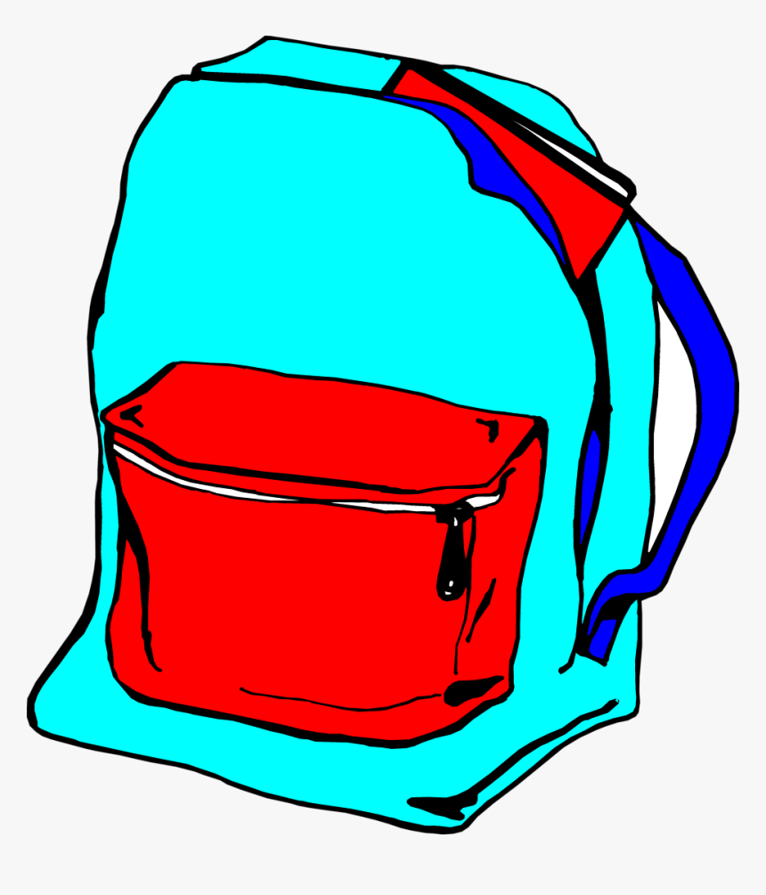 Free Book Bag Cliparts - Bag Clip Art Transparent Background, HD Png Download