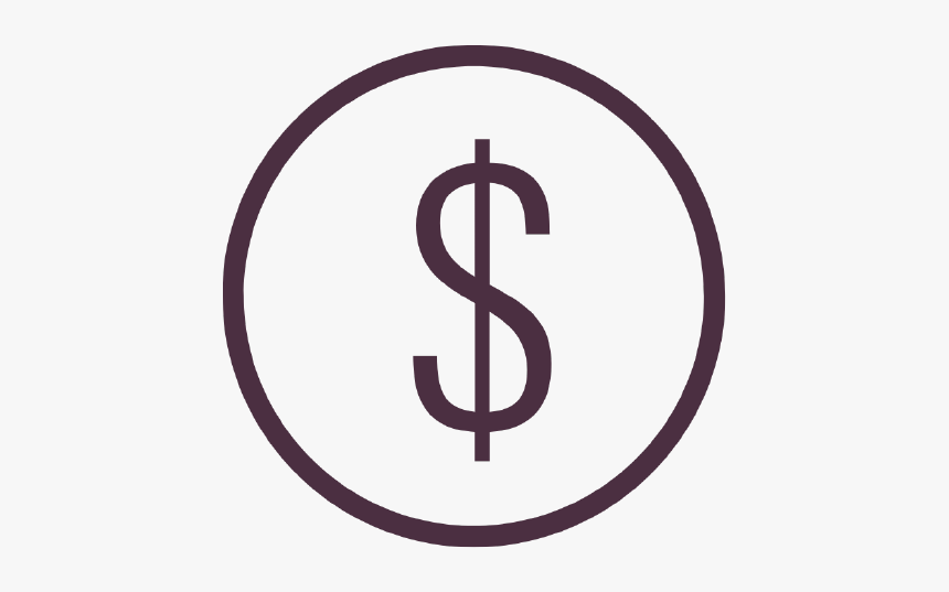 Dollar Sign Icon - Circle, HD Png Download