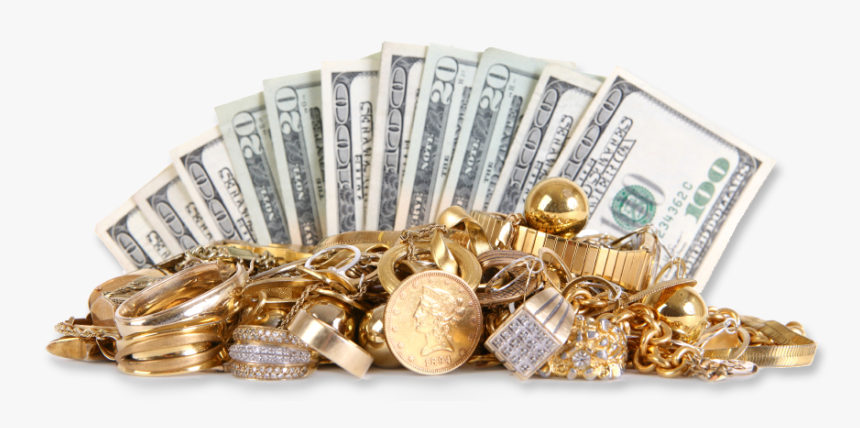 Gold And Diamonds Png, Transparent Png