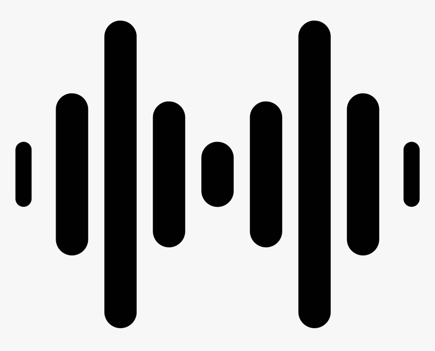 Audio Wave Filled Icon, HD Png Download