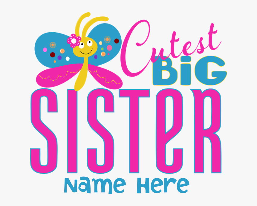 Personalized Big Sister Puzzle , Png Download, Transparent Png