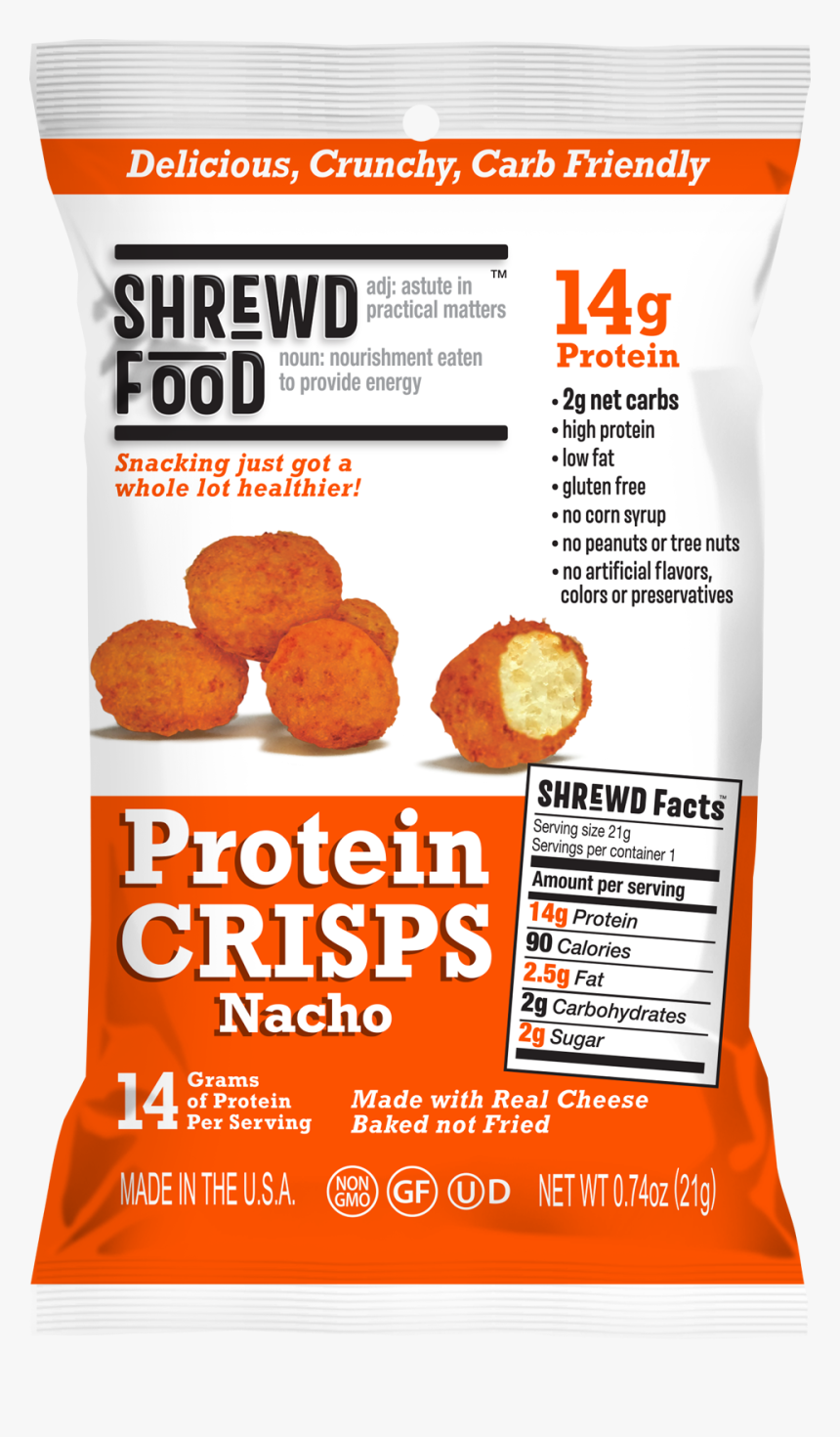Transparent Nacho Png - Shrewd Food Protein Crisp, Png Download