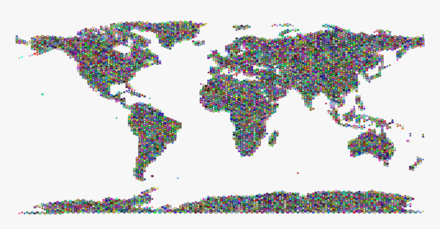 Map,tree,world - World Map, HD Png Download